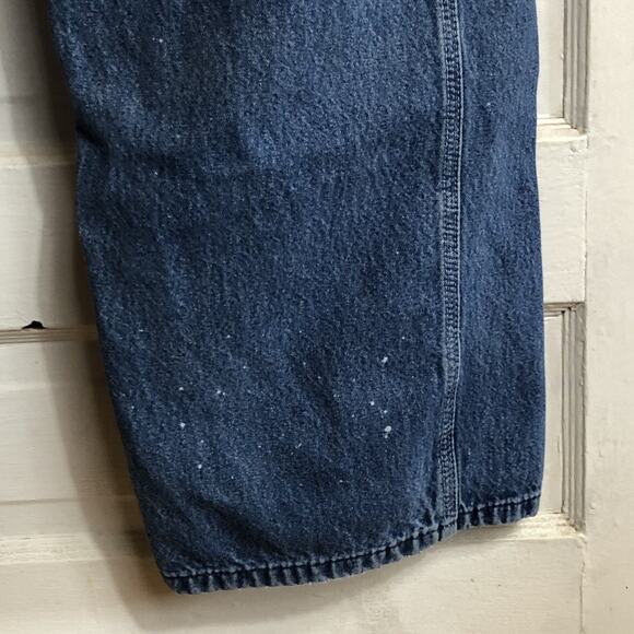 VTG Carhartt R07 DST Denim Overalls Bib Mens Size 40x30 Workwear Chore Gorpcore - Picture 7 of 13